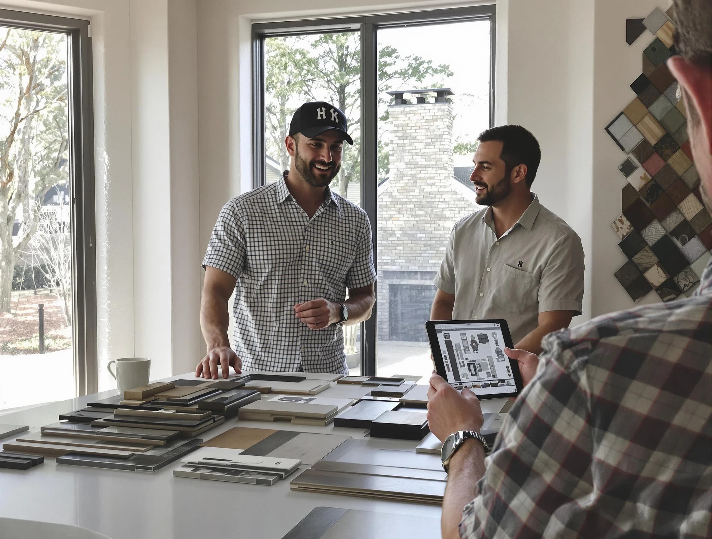 Billerica Chimney Sweep remodeling a chimney and fireplace in Billerica, MA