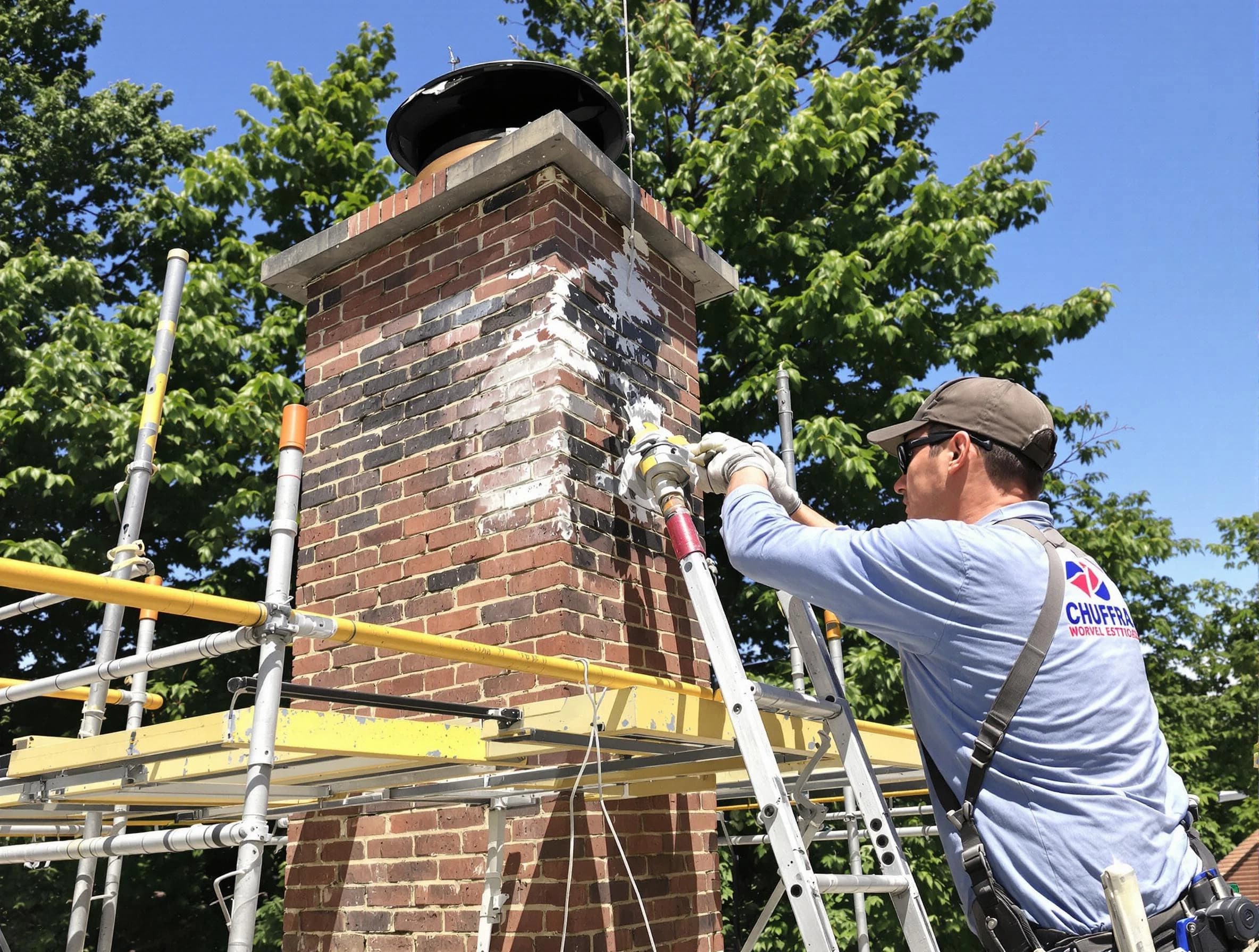 Structural chimney repair by Billerica Chimney Sweep in Billerica, MA