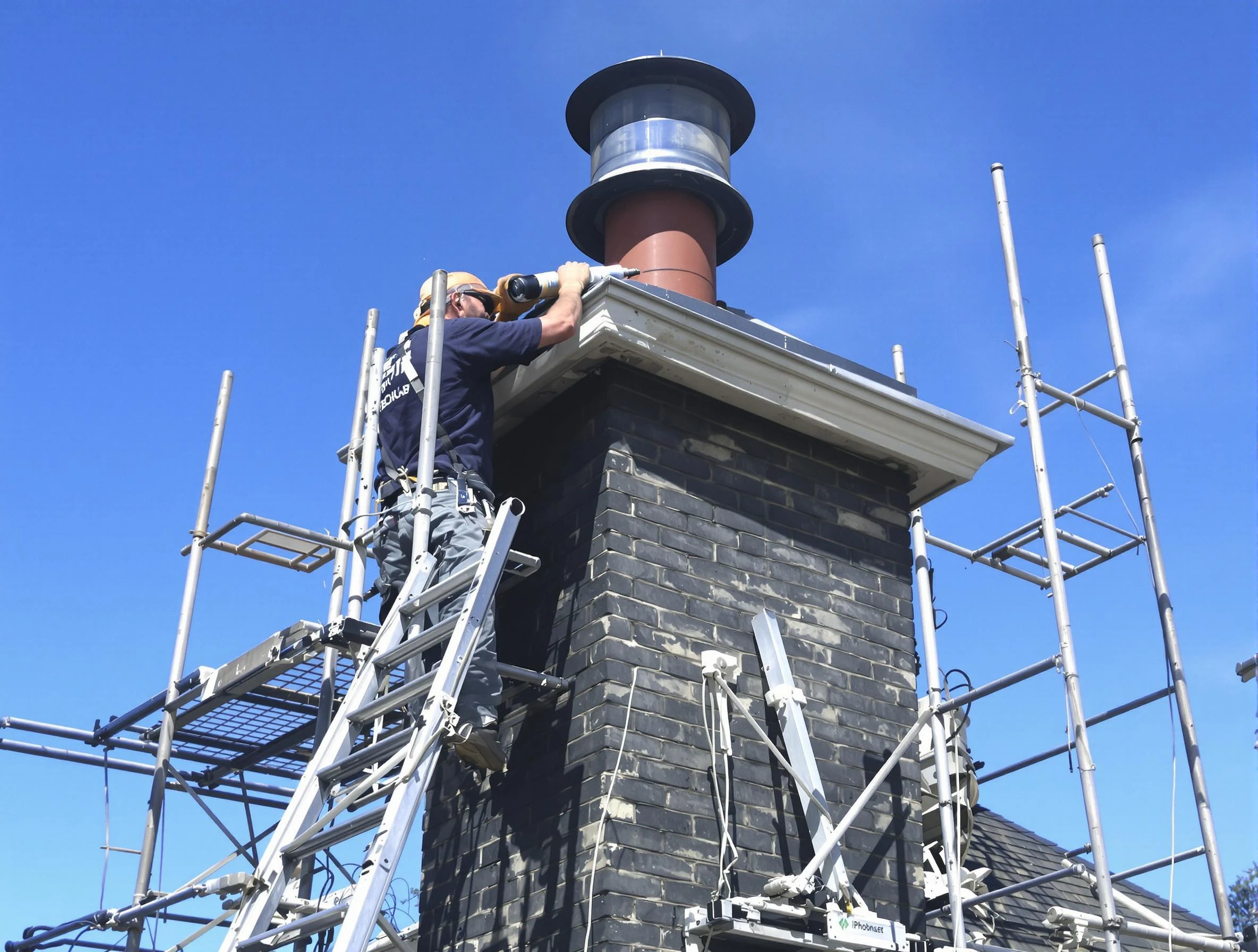 Sturdy chimney crown finished by Billerica Chimney Sweep in Billerica, MA